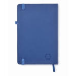 Voordelig notitieboek met gerecyclede kaft A5 EcoRecycle kleur blauw zesde weergave