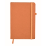 Voordelig notitieboek met gerecyclede kaft A5 EcoRecycle kleur oranje tweede weergave