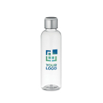 Tritan drinkfles laten bedrukken 500ml Tritan Reminder kleur doorzichtig weergave met bedrukking