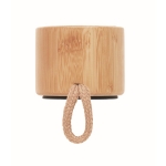 Nature Style Bamboe Draadloze Speaker met Touw Cool kleur hout