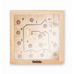 Houten doolhof spel Ability Maze kleur hout hoofdweergave derde weergave