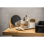 Kam van natuurlijk bamboe, geleverd in gerecycled kraftpapieren etui luxe weergave