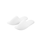 Polyester pantoffels met logo maat 43 kleur wit
