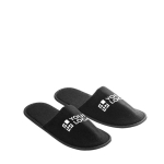 Polyester pantoffels met logo maat 43 met afdrukgebied