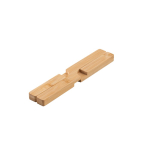 Kruisvorm opvouwbare bamboe tafelbeschermer Bamboo kleur naturel derde weergave