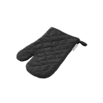 Handschoen van 100% gerecycled katoen met logo Cake kleur zwart