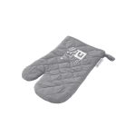 Handschoen van 100% gerecycled katoen met logo Cake kleur grijs afbeelding met logo