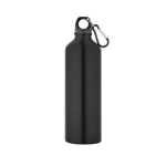 Grote aluminium fles in kleur met karabijnhaak 800ml Cruiser XL kleur zwart