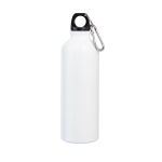Grote aluminium fles in kleur met karabijnhaak 800ml Cruiser XL kleur wit