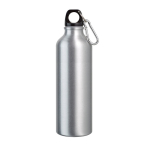 Grote aluminium fles in kleur met karabijnhaak 800ml Cruiser XL kleur zilver