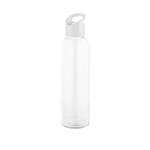 Gekleurde glazen flessen 500ml Sunset Crystal kleur wit