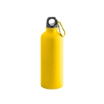 Aluminium drinkfles bedrukken met karabijnhaak 540ml Matt Cruiser kleur geel