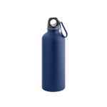 Aluminium drinkfles bedrukken met karabijnhaak 540ml Matt Cruiser kleur marineblauw