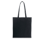 Tas bedrukken van gerecycled katoen en RPET 180 g/m2 Recycle Cairo kleur zwart