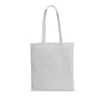 Tas bedrukken van gerecycled katoen en RPET 180 g/m2 Recycle Cairo kleur lichtgrijs
