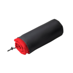 RPET deken bedrukken met logo 180 g/m2 Baqueira kleur rood in hoes