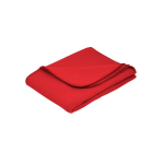 RPET deken bedrukken met logo 180 g/m2 Baqueira kleur rood