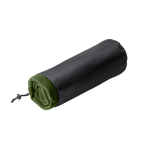 RPET deken bedrukken met logo 180 g/m2 Baqueira kleur donkergroen in hoes