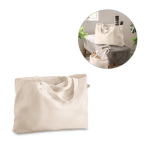 Praktische tas van gerecycled katoen en lange hengsels 280 g/m2 diverse kleuren