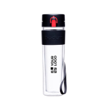 Tritan fles met siliconen band en anti-lek 450ml Bistro met afdrukgebied