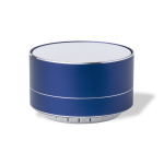 Multifunctionele bluetooth 5.0 speaker van recyclebaar aluminium Recyclo Alu kleur marineblauw  negende weergave