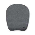 Gerecyclede muismat met antislip polssteun kleur grijs eerste weergave