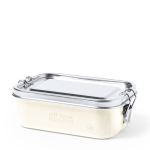Luchtdichte lunchbox van gerecycled staal 750ml Inox Recycled met jouw bedrukking
