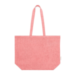 Tas van gerecycled katoen met lange handvatten 140 g/m2 Shop Recycled kleur rood  negende weergave
