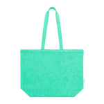 Tas van gerecycled katoen met lange handvatten 140 g/m2 Shop Recycled kleur groen  negende weergave