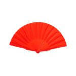 Gekleurde polyester en RPET ventilator in Colours RPET kleur rood  negende weergave