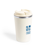 Elegante lekvrije roestvrijstalen bedrukte thermosbekers van 350ml met jouw bedrukking