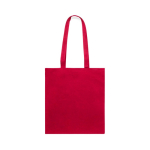 Goedkope kleurrijke katoenen tassen bedrukken 80 g/m2 EcoColor kleur rood  negende weergave