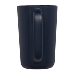Grote keramische mok met matte afwerking 480 ml Americano kleur marineblauw tweede weergave achterkant