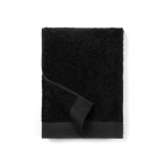Badhanddoek van katoen en tencel 70x140cm FreshFiber Medium kleur zwart