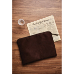 Elegante en hoogwaardige gevoerde laptophoes voor 16” Sophisticase kleur bruin sfeer weergave