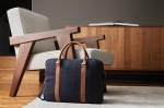 Elegante gerecyclede, gevoerde laptoptas 16'' EcoJourney kleur marineblauw sfeer weergave 2