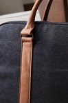 Elegante gerecyclede, gevoerde laptoptas 16'' EcoJourney kleur marineblauw sfeer weergave 3