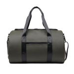 Sport- of reistas van synthetisch leer met riem Contempo kleur groen