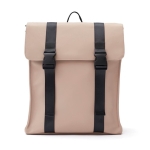Waterafstotende vegan leren reisrugzak Contempo kleur beige