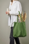 Katoenen tas van extra fijn biologisch katoen 350 g/m2 Organic Smooth kleur groen sfeer weergave 2