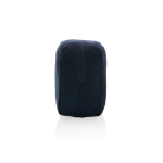 Toilettas van gerecycled canvas van 285 g/m2 EcoTrace Raw kleur marineblauw vijfde weergave