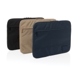 300D gerecyclede polyester hoes voor laptop 14'' EcoTrace kleur lichtbruin algemene weergave