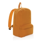 Rugzak van gerecycled canvas in kleur 285 g/m2 EcoTrace kleur oranje