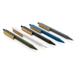 Eco pen bedrukken van gerecyclede materialen Dokumental® Bamboo Clip kleur wit algemene weergave