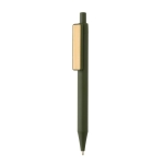 Eco pen bedrukken van gerecyclede materialen Dokumental® Bamboo Clip kleur groen