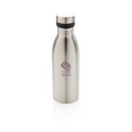 BPA-vrije anti-lek gerecyclede fles 500 ml om te bedrukken kleur zilver weergave met logo
