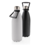 Thermosfles XL met handvat 1.5L Eco-handvat kleur zwart algemene weergave
