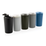 Thermos mok van gerecyclede materialen, antilek functie 300ml Vacuüm kleur blauw algemene weergave