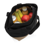 Koelbox in vorm van canvas tas verschillende kleuren EcoTrace Raw kleur zwart tweede weergave