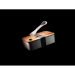 Gecertificeerde lunchbox van gerecycled PP Complete Bamboo Eco kleur wit sfeer weergave 4